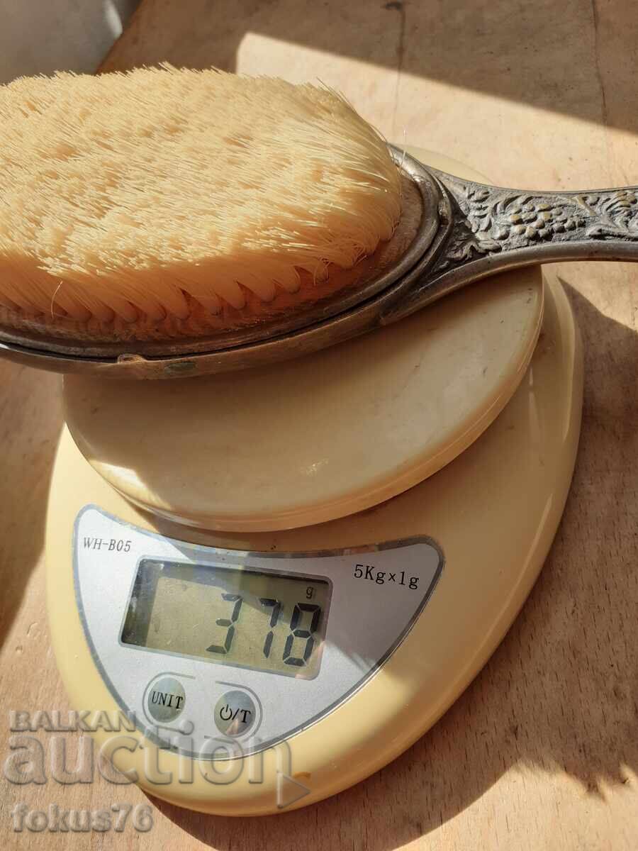 Perie veche grecească pentru haine, bronz, vultur bicefal - 6