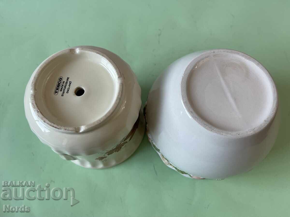 Английски порцеланови кашпи - 5