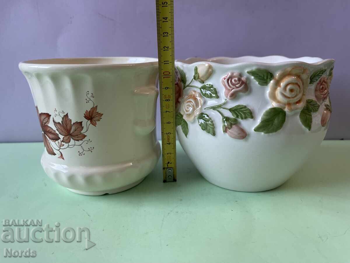Английски порцеланови кашпи - 6