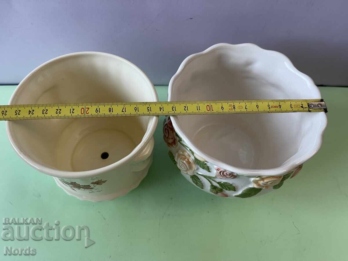 Английски порцеланови кашпи - 7