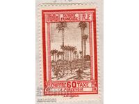 Guyana Franceză-1929-Pentru Suplimentare-Alee cu palmieri, MLH
