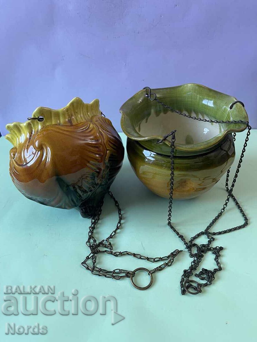 Аукцион Винтидж висящи кашпи с маркировки