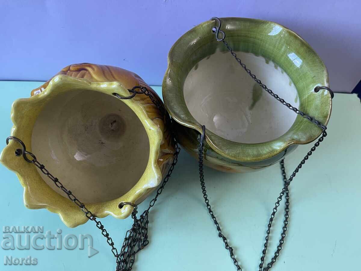 Доставка на Винтидж висящи кашпи с маркировки