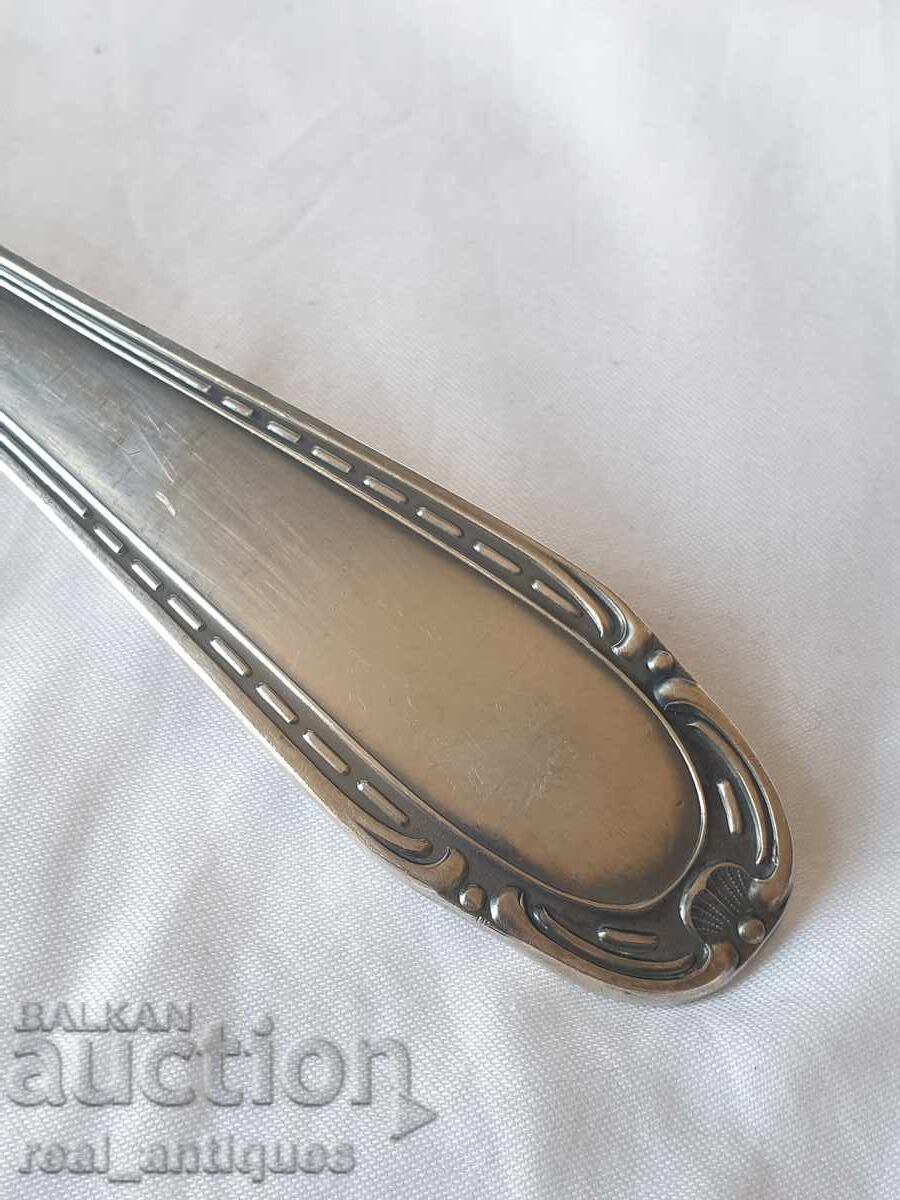 Посребрен черпак с позлата - 5