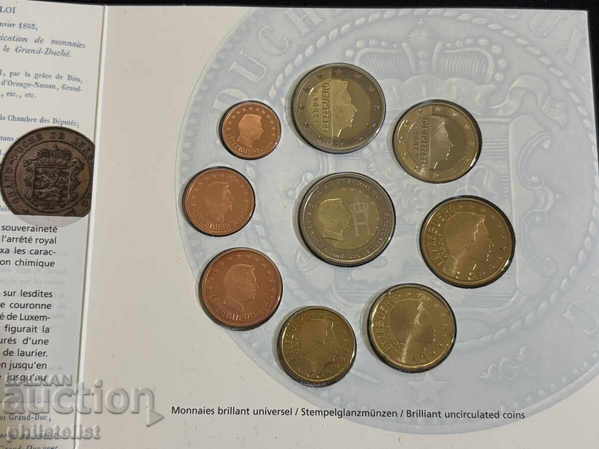 Люксембург 2004 - банков евро сет + 2 евро монета BU с цена € 37.00 | 72.37 лв.