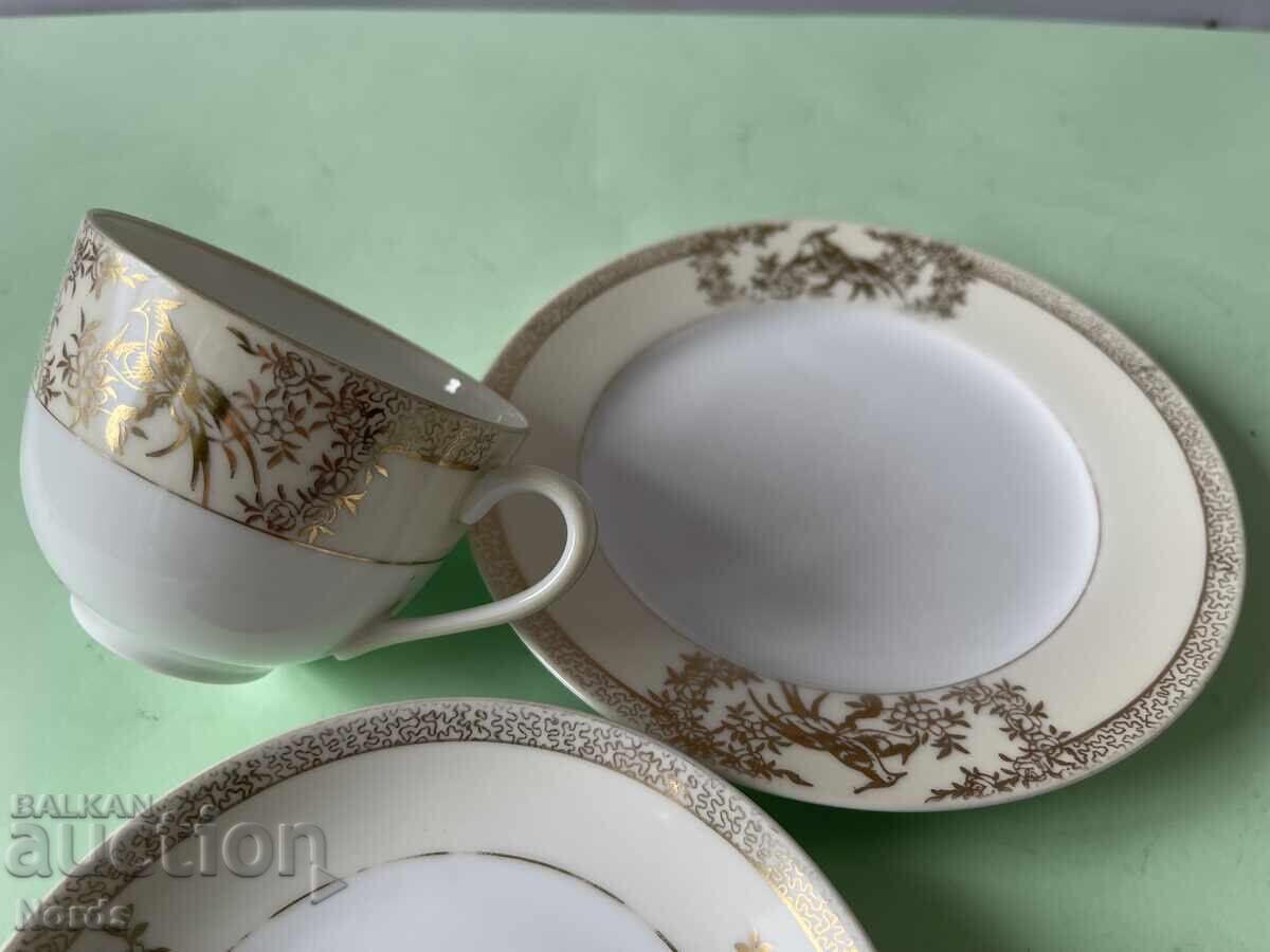 Παράδοση Ιαπωνικό σετ τσαγιού τριών τεμαχίων