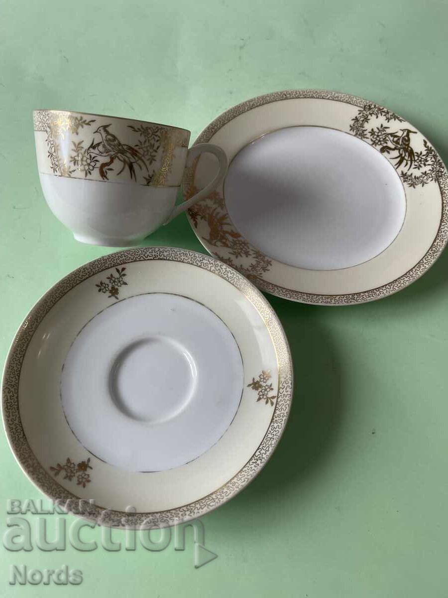 Παράδοση Ιαπωνικό σετ τσαγιού τριών τεμαχίων