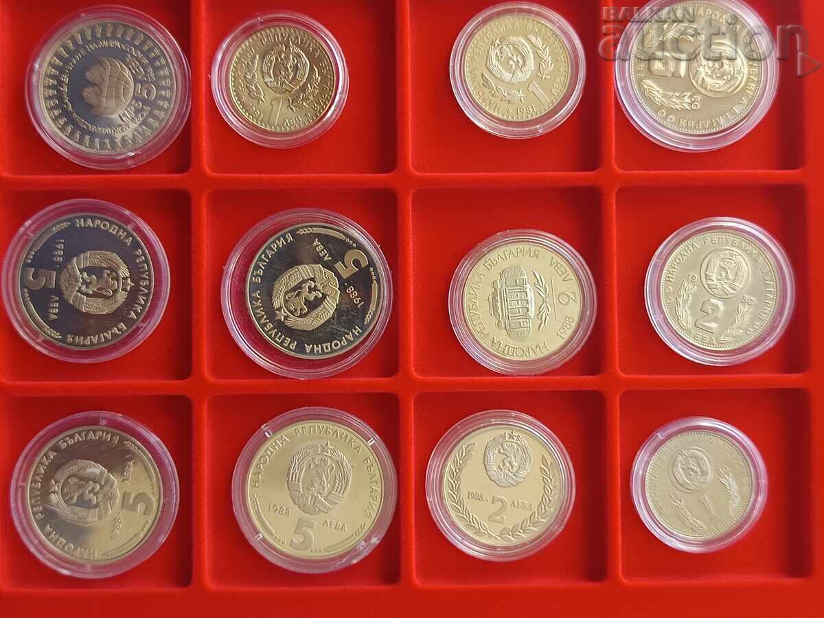 20+50 leva 1989. Lot de monede din cupru-nichel 1984 cu preț € 128.00 | 250.35 BGN
