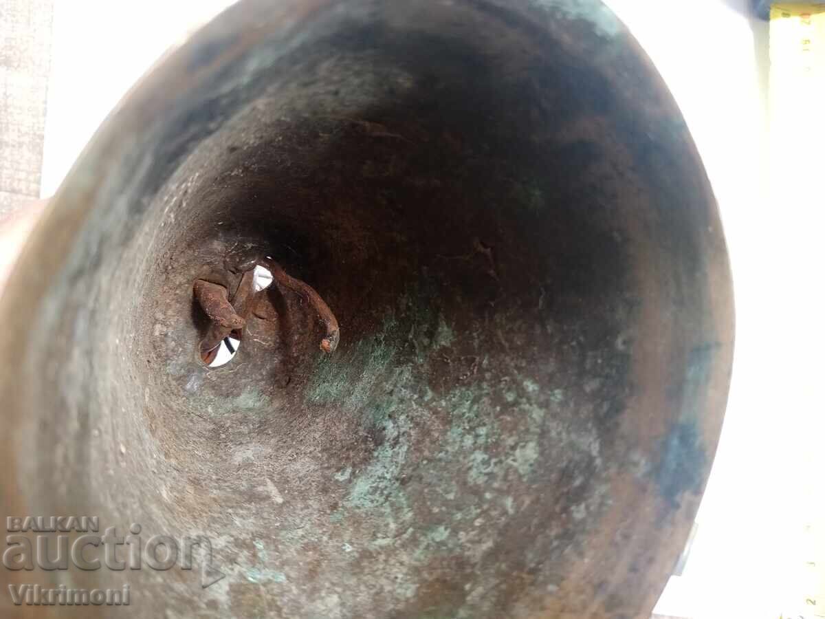 Δημοπρασία Παλιά μπρούτζινη καμπάνα, μεγάλη, κουδούνι, χάλκινο κουδούνι, καμπανάκι