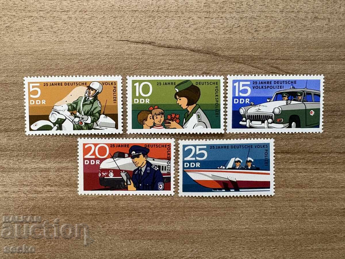 RDG - 25 de ani de Poliție Populară est-germană (1970) MNH