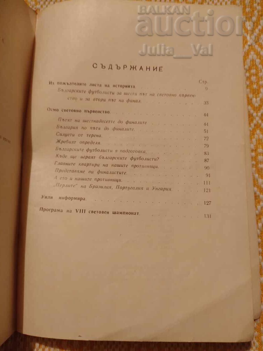 Auction  Football ⚽ Pre-World Cup VIII 1966 ⚽ from 0.01 cents