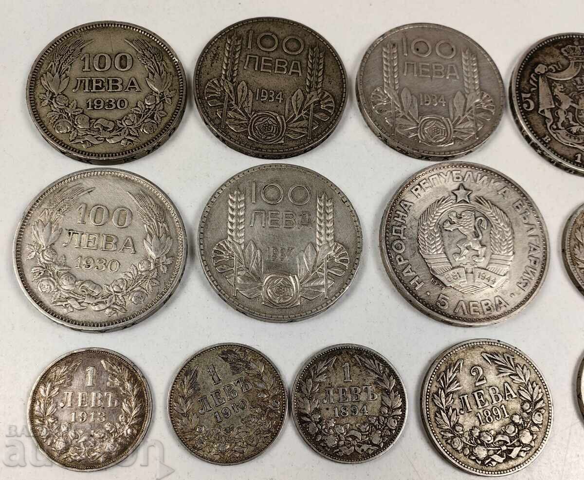 LOT SREBŬRNI MONETI SREBŬRNA MONETA SREBRO 5-DNEVEN TŬRG με τιμή € 249.00 | 487.00 BGN