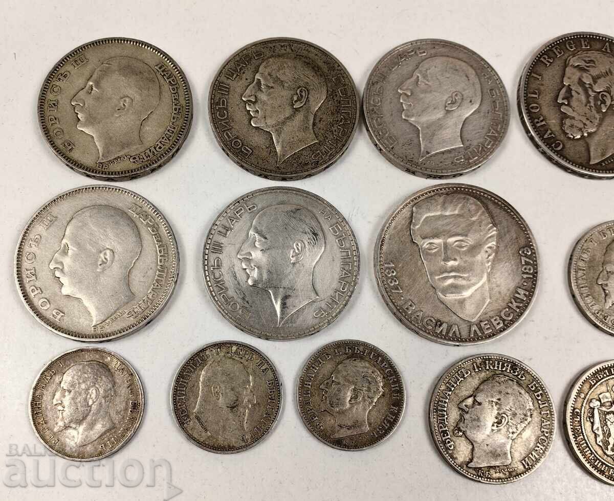 LOT SREBŬRNI MONETI SREBŬRNA MONETA SREBRO 5-DNEVEN TŬRG - 6