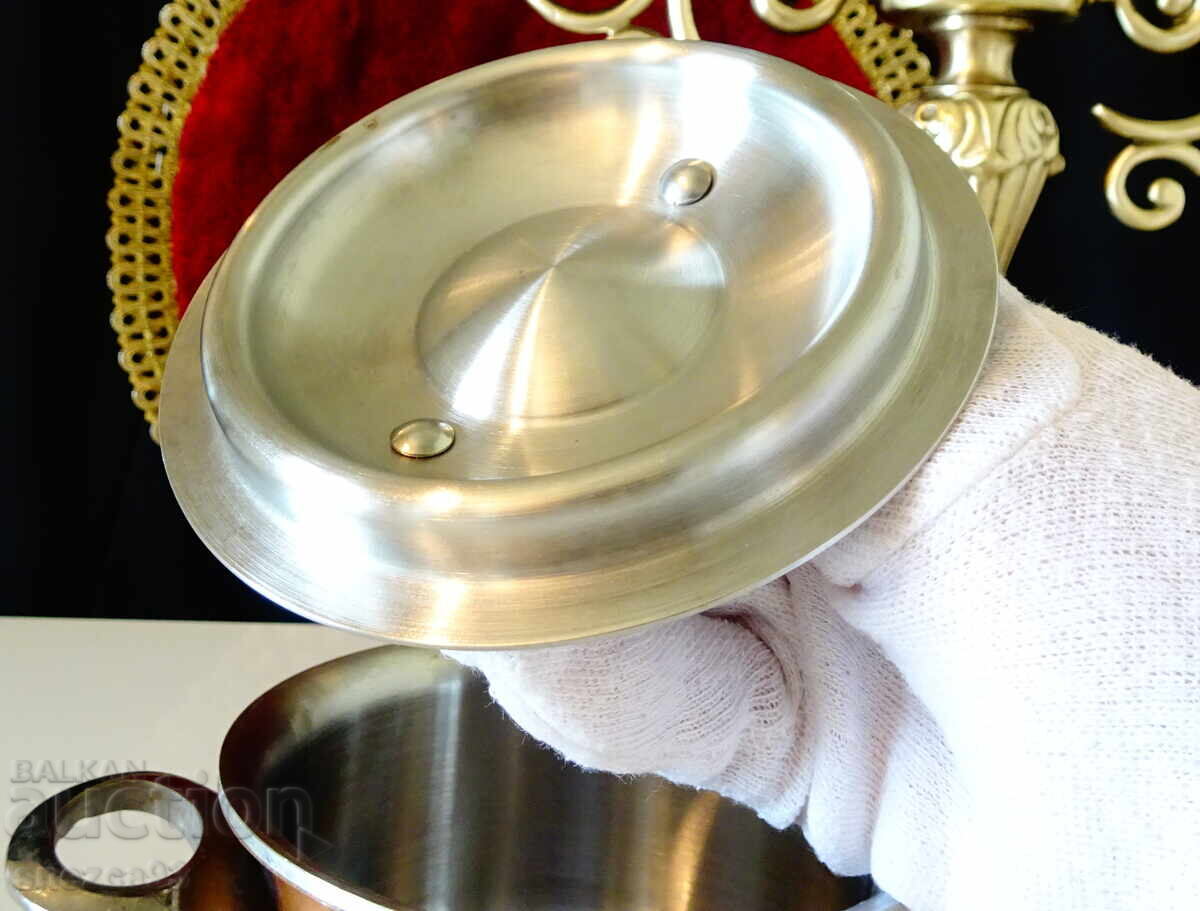 Livrarea Oală suedeză din cupru Patina, cu etichetă