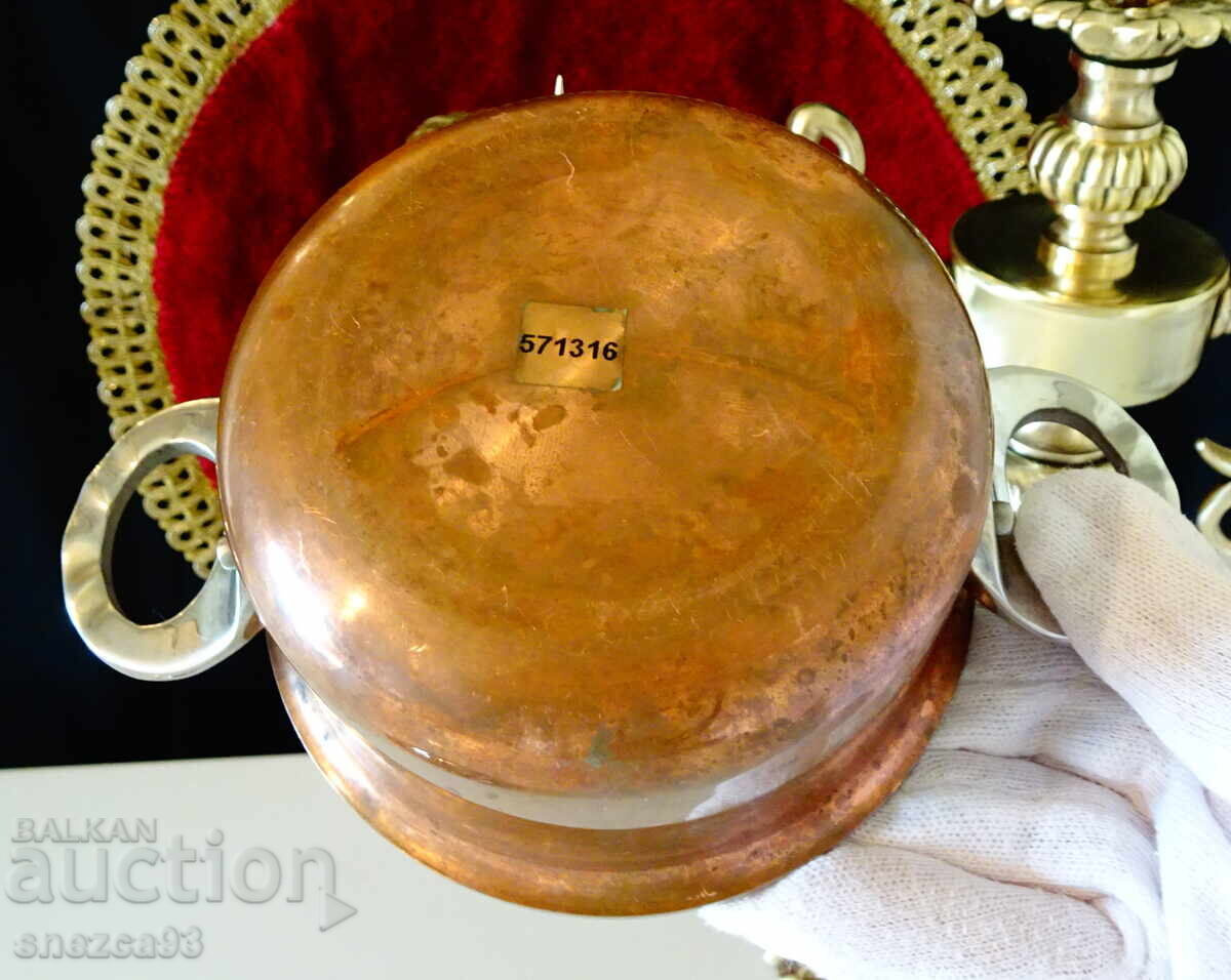 Oală suedeză din cupru Patina, cu etichetă - 6