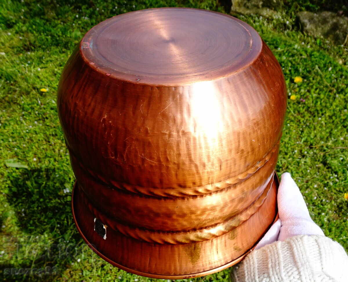 Доставка на Медна ваза,шампаниера,меден съд 5 л.,етикет.