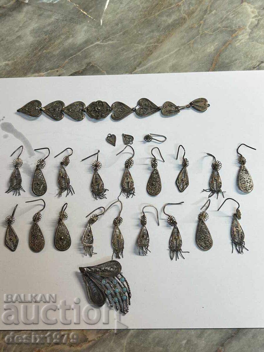 Ασήμι, παλιό φιλιγκράν 925 βαθμών - 5