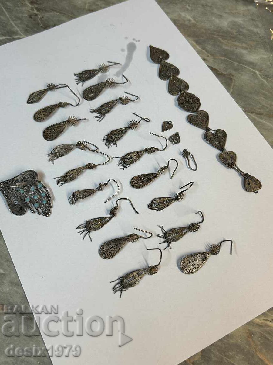 Ασήμι, παλιό φιλιγκράν 925 βαθμών - 6