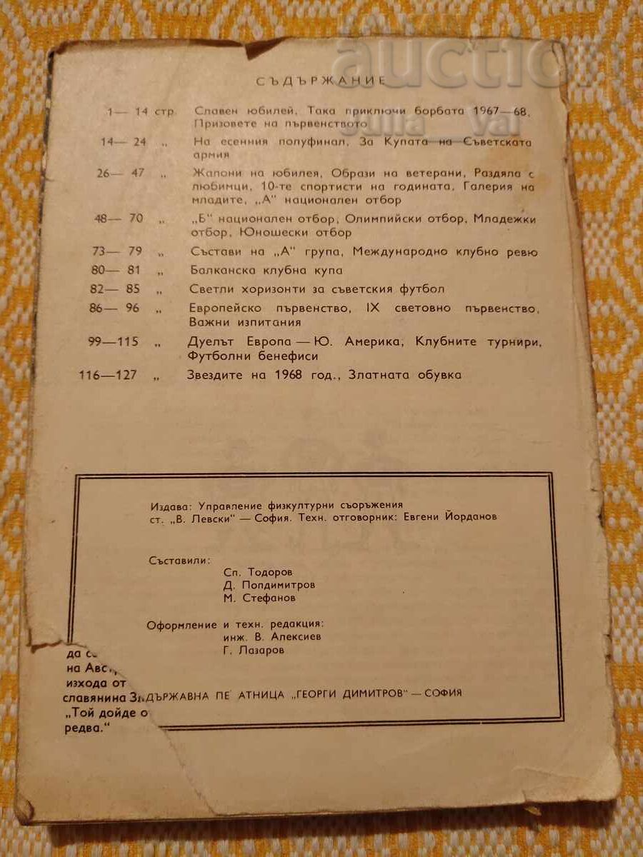 Football ⚽ Bulgaria 1981 ⚽ from 0.01 cents with price € 0.01 | 0.02 BGN