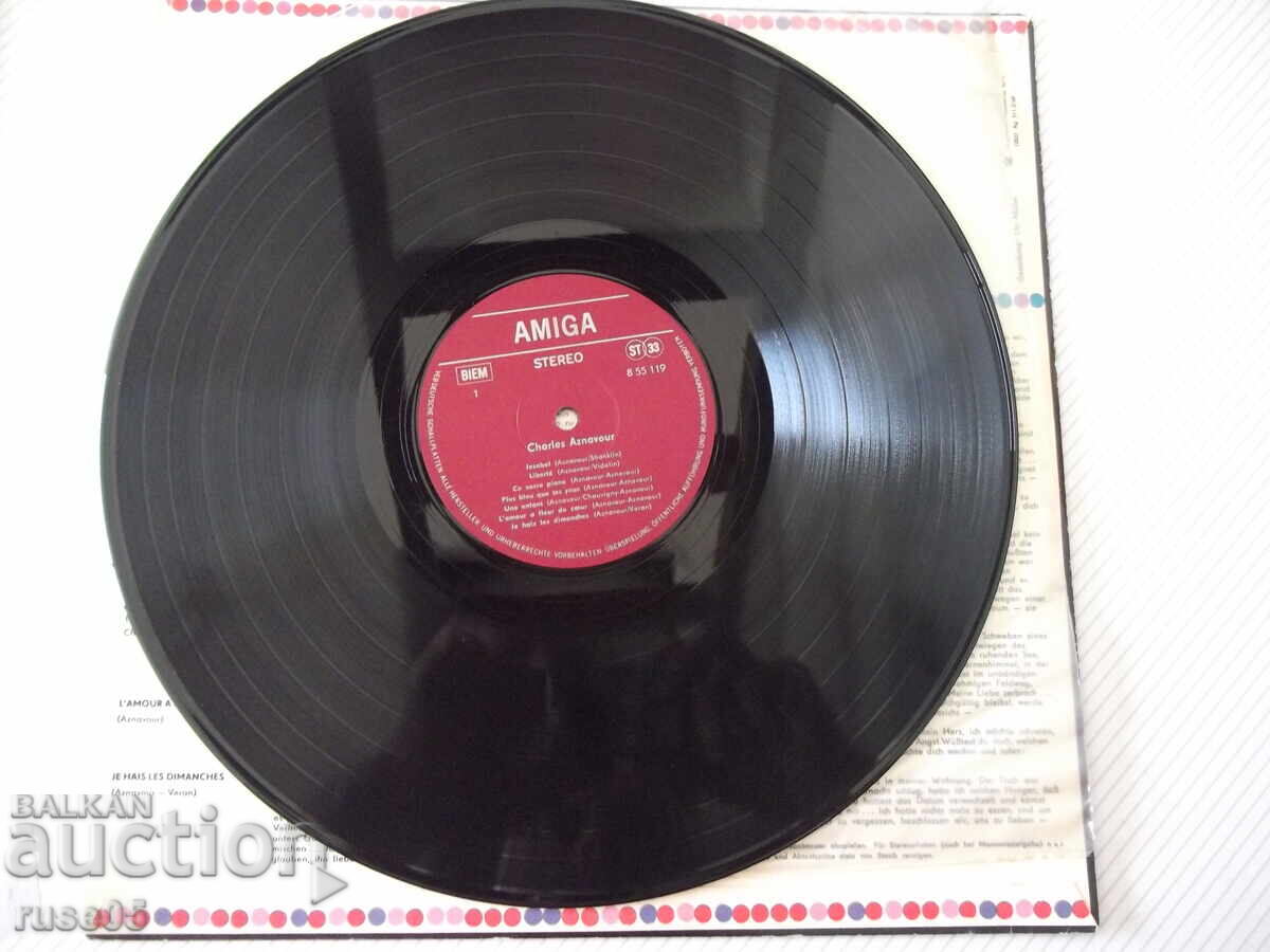Livrarea Disc de vinil "CHARLES AZNAVOUR"