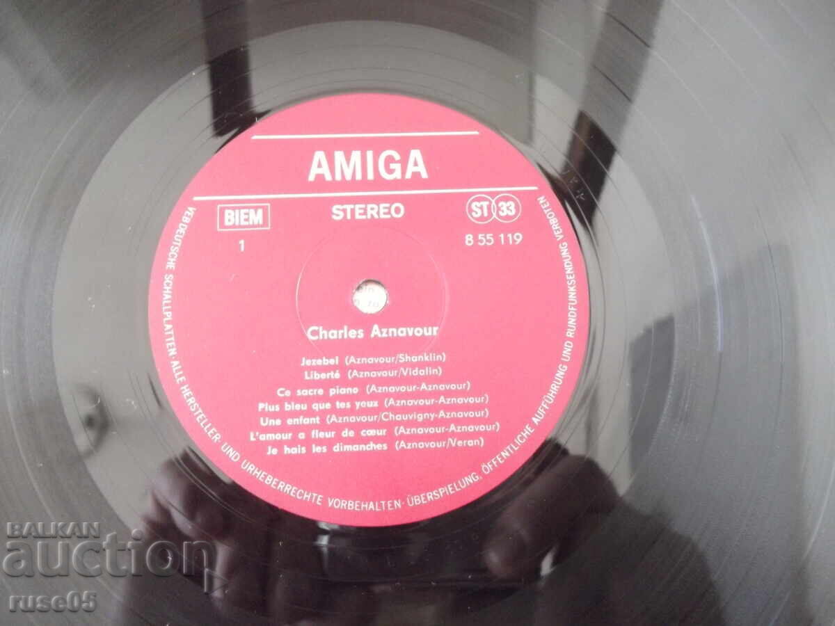 Disc de vinil "CHARLES AZNAVOUR" - 5