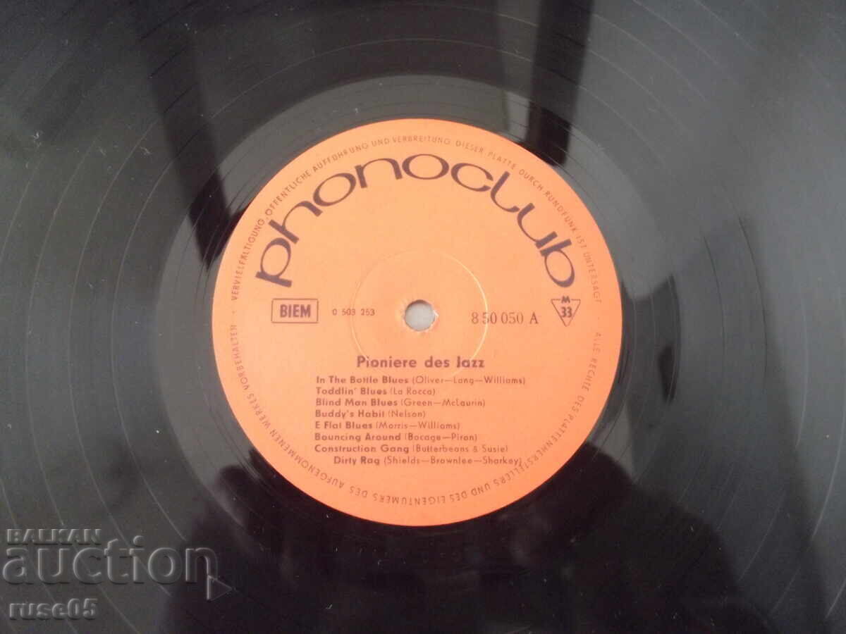 Disc de vinil "PIONIERE DES JAZZ" - 5