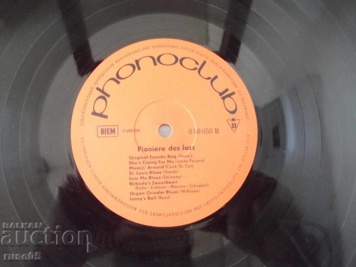 Disc de vinil "PIONIERE DES JAZZ" - 7