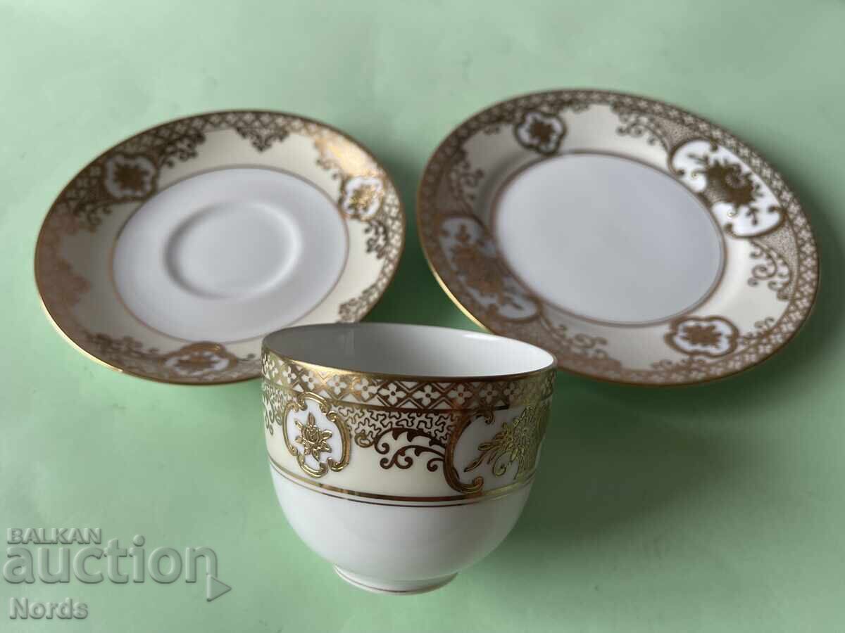 Παράδοση Ιαπωνικό σετ τσαγιού τριών τεμαχίων