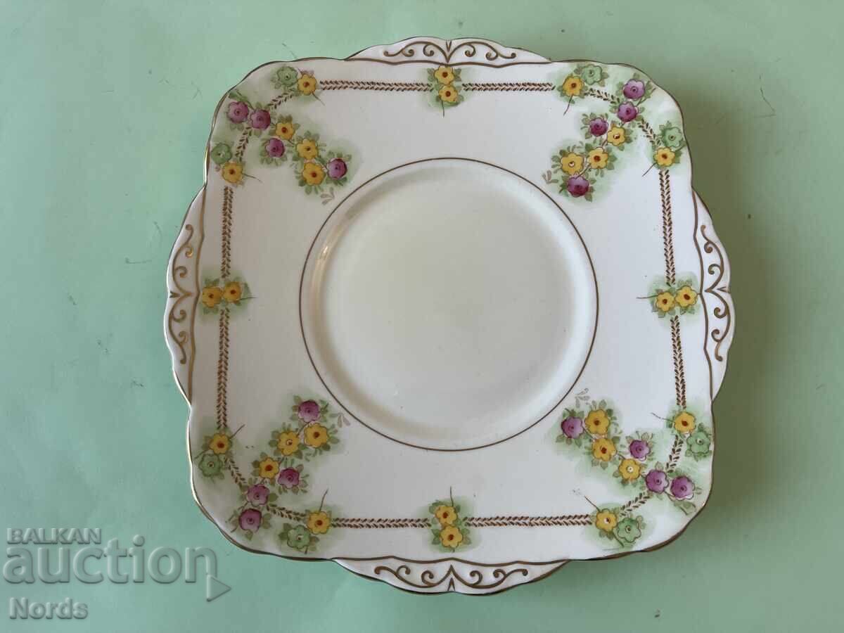 Vintage English Platter with Markings