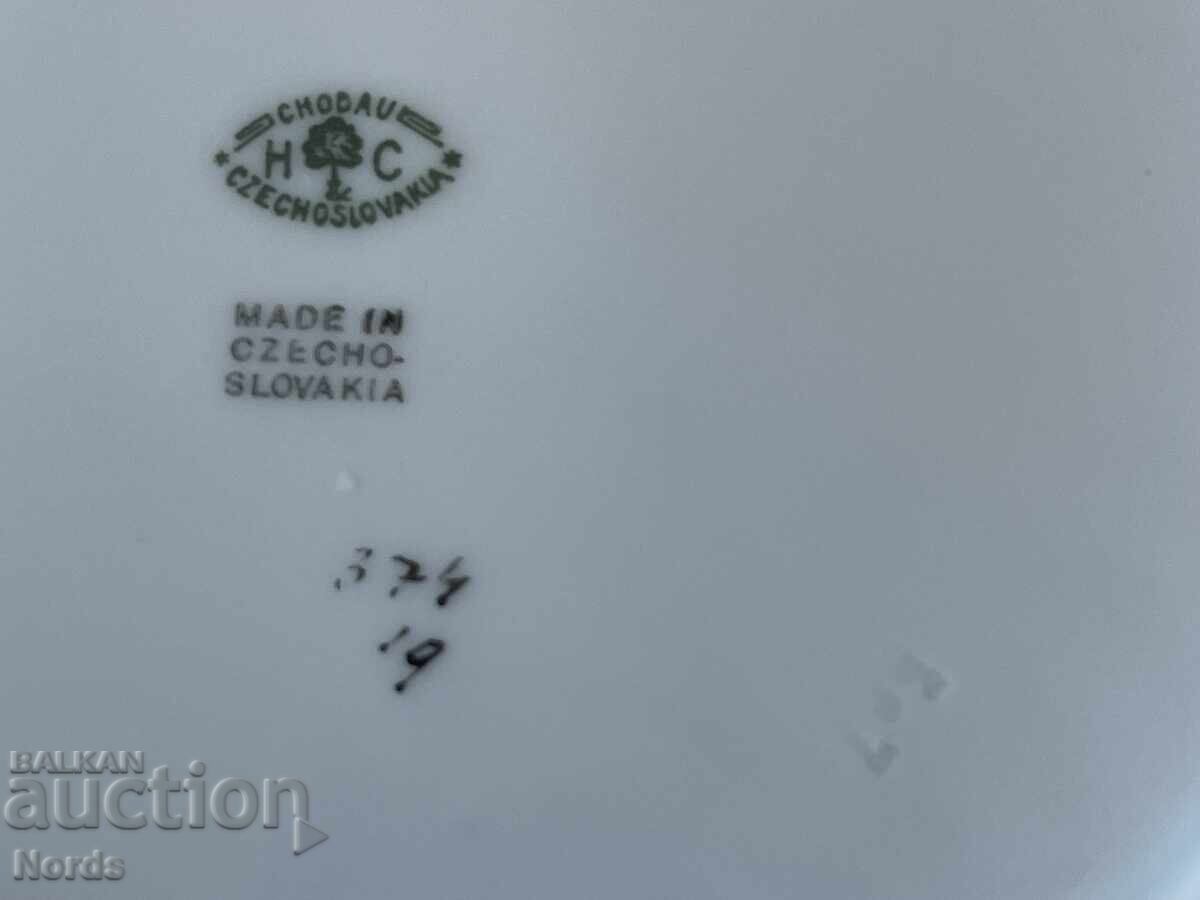 Czech porcelain platter with marking - 5