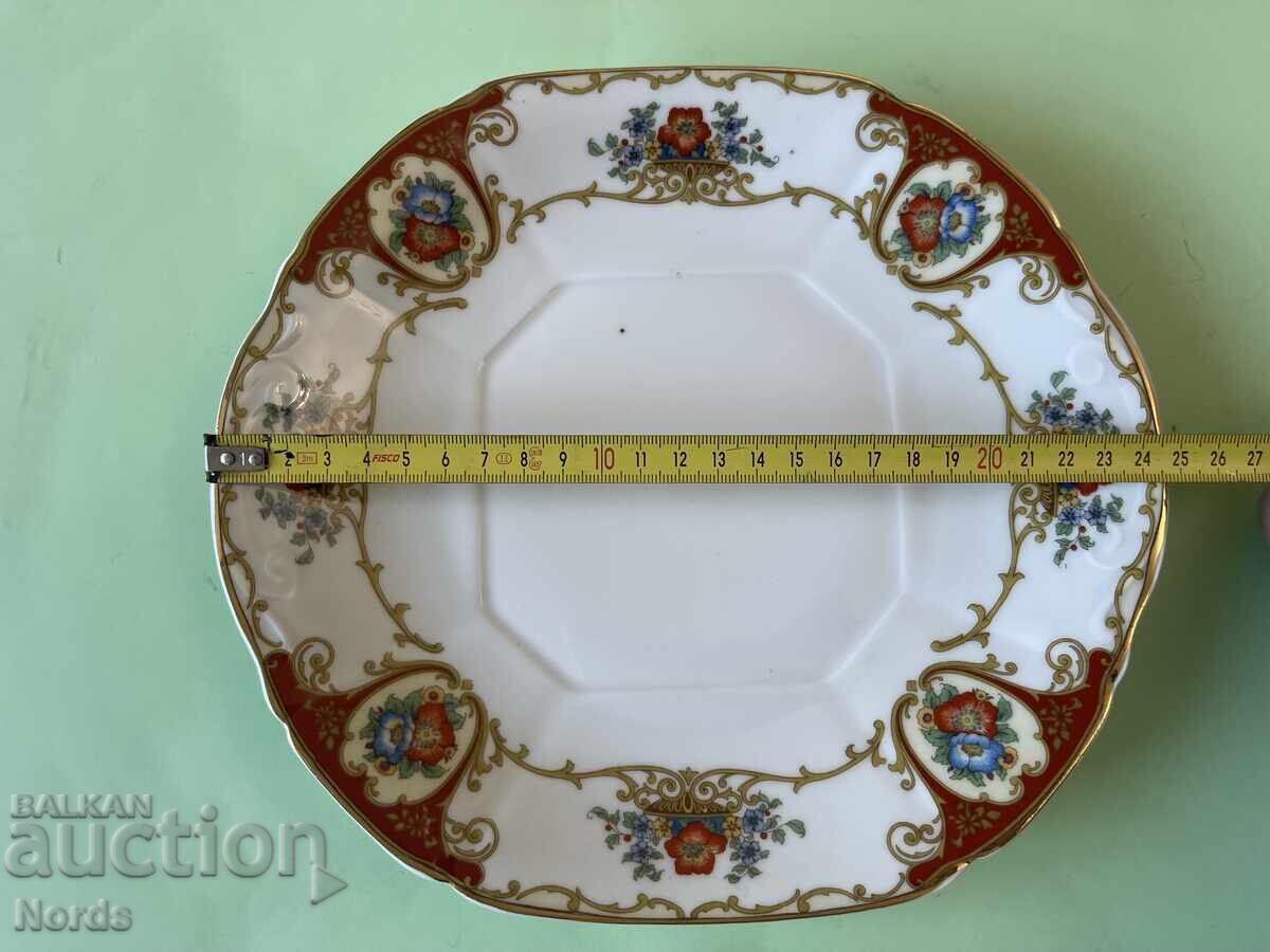 Czech porcelain platter with marking - 6
