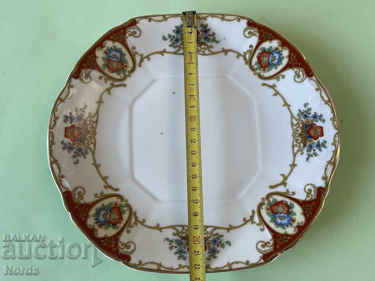 Czech porcelain platter with marking - 7