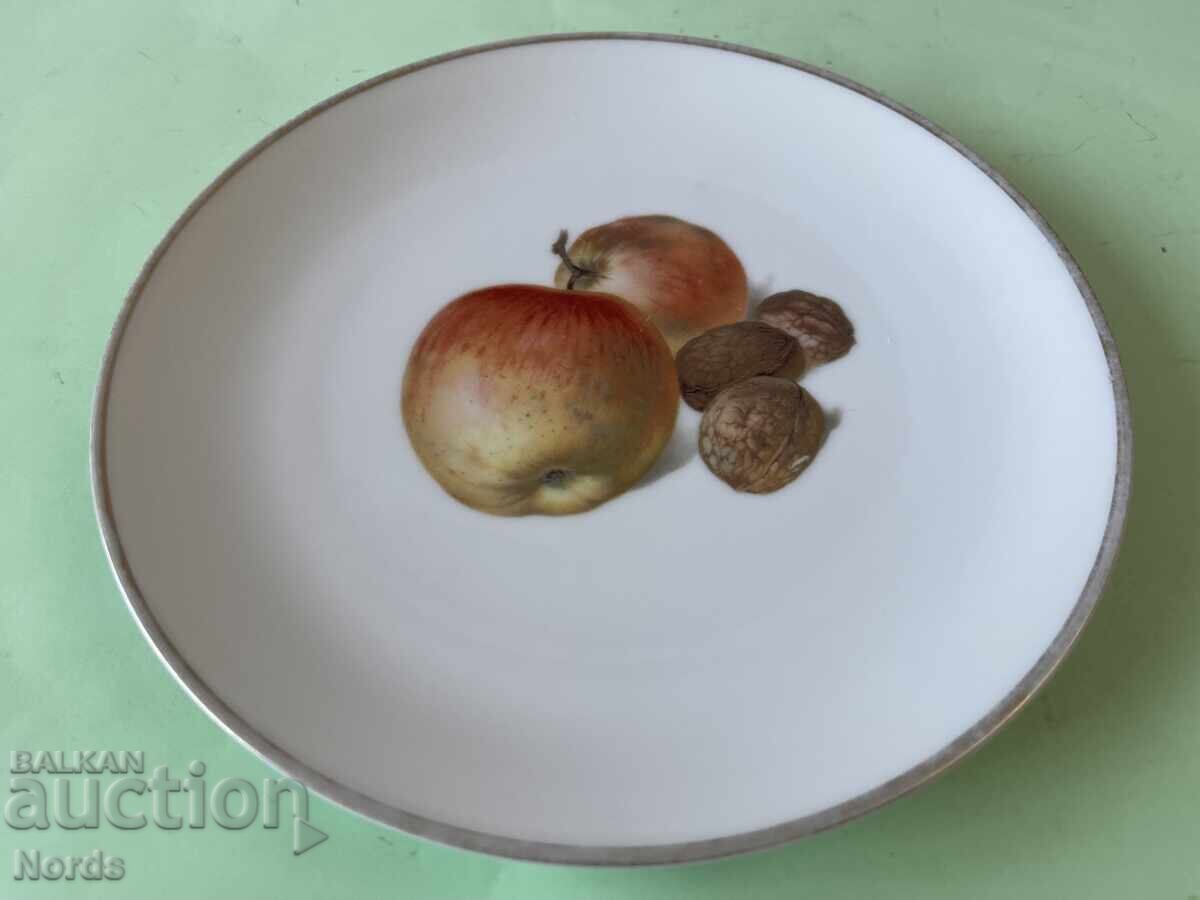 German porcelain plate with price € 0.01 | 0.02 BGN