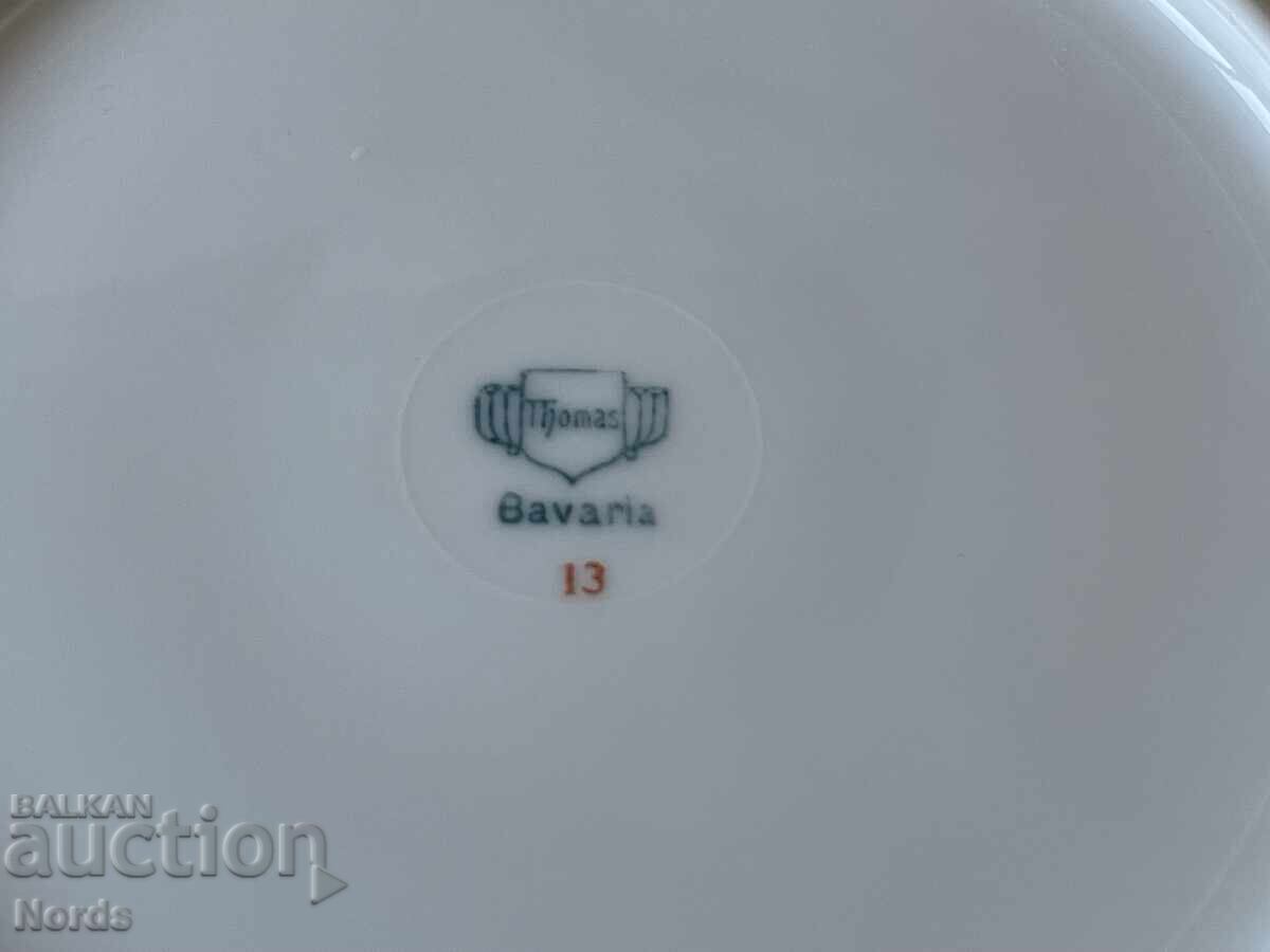 Delivery of German porcelain plate