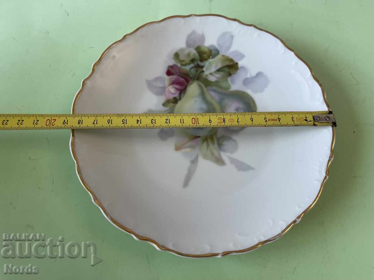 Porcelain plate with markings - 5