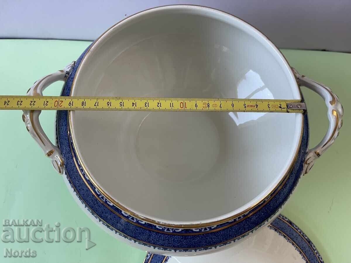 Elegant vintage English soup tureen - 7