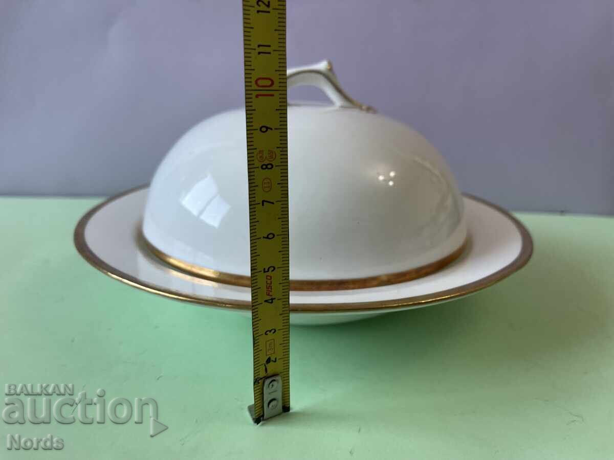 Beautiful porcelain butter dish - 6