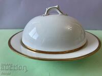 Beautiful porcelain butter dish