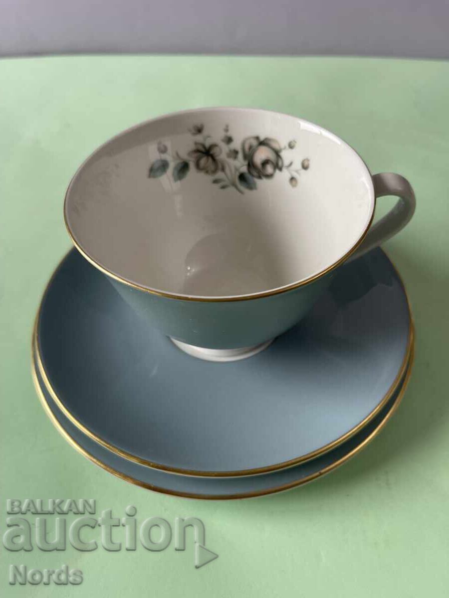 Royal Doulton three-piece tea set with price € 0.01 | 0.02 BGN
