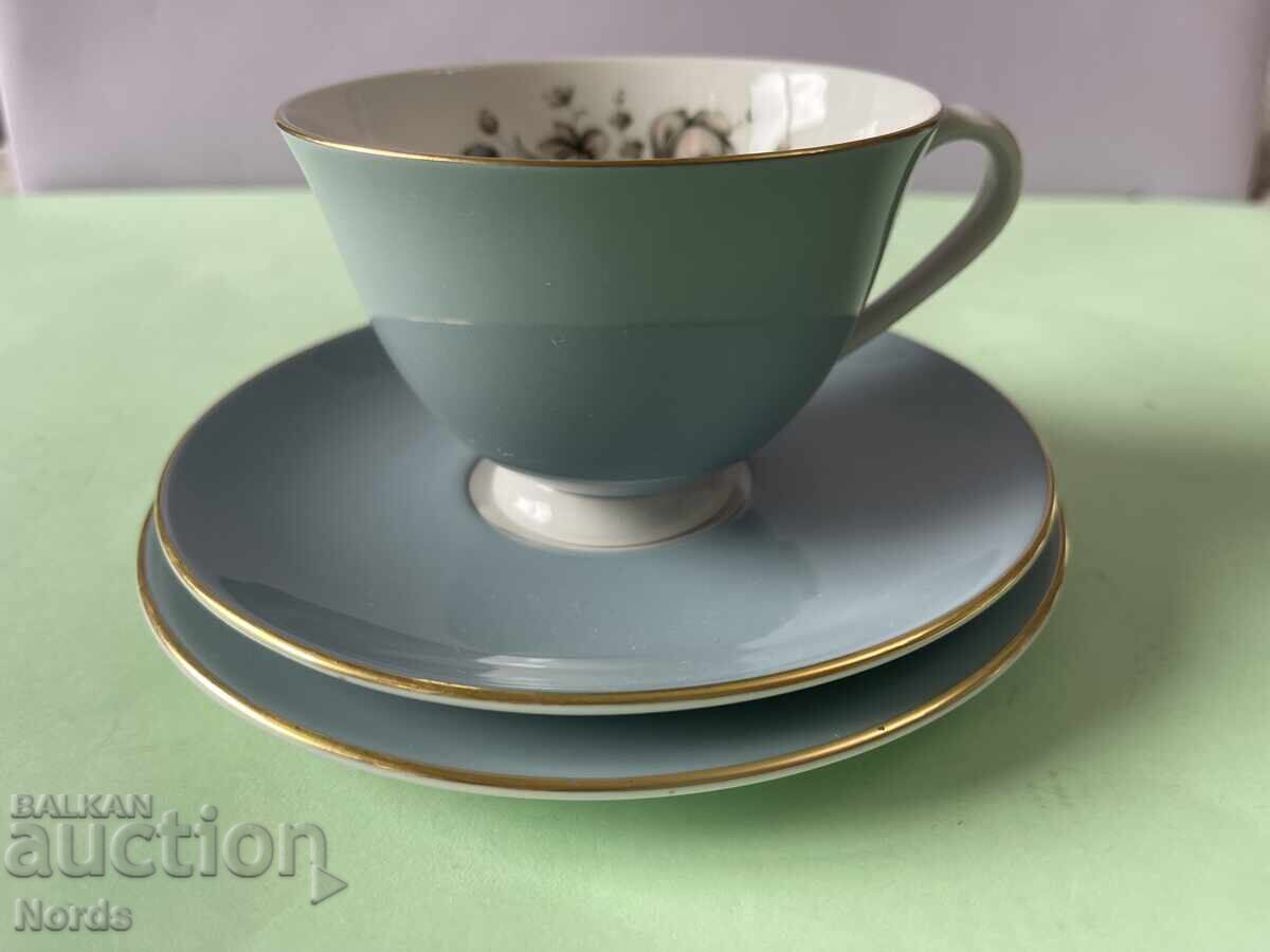 Royal Doulton three-piece tea set
