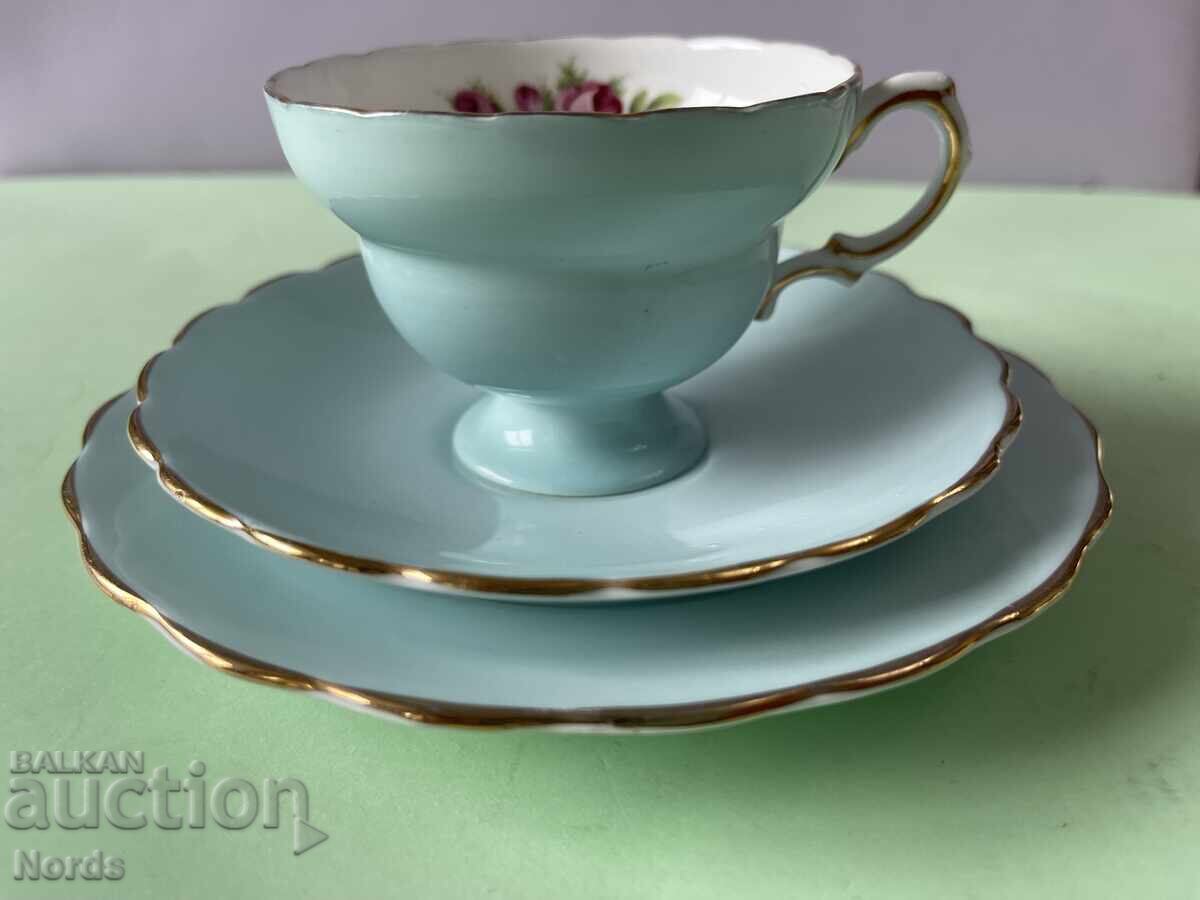 English triple tea set