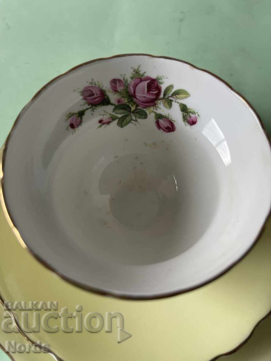 Auction  English triple tea set