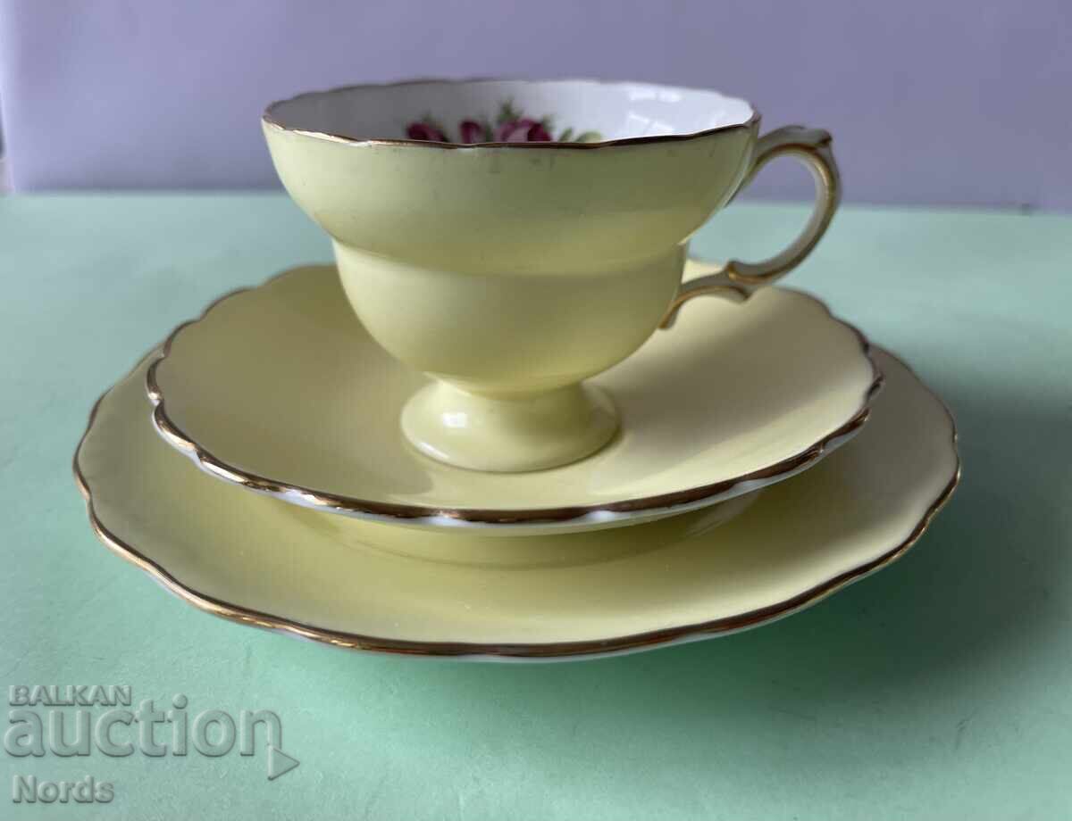 English triple tea set