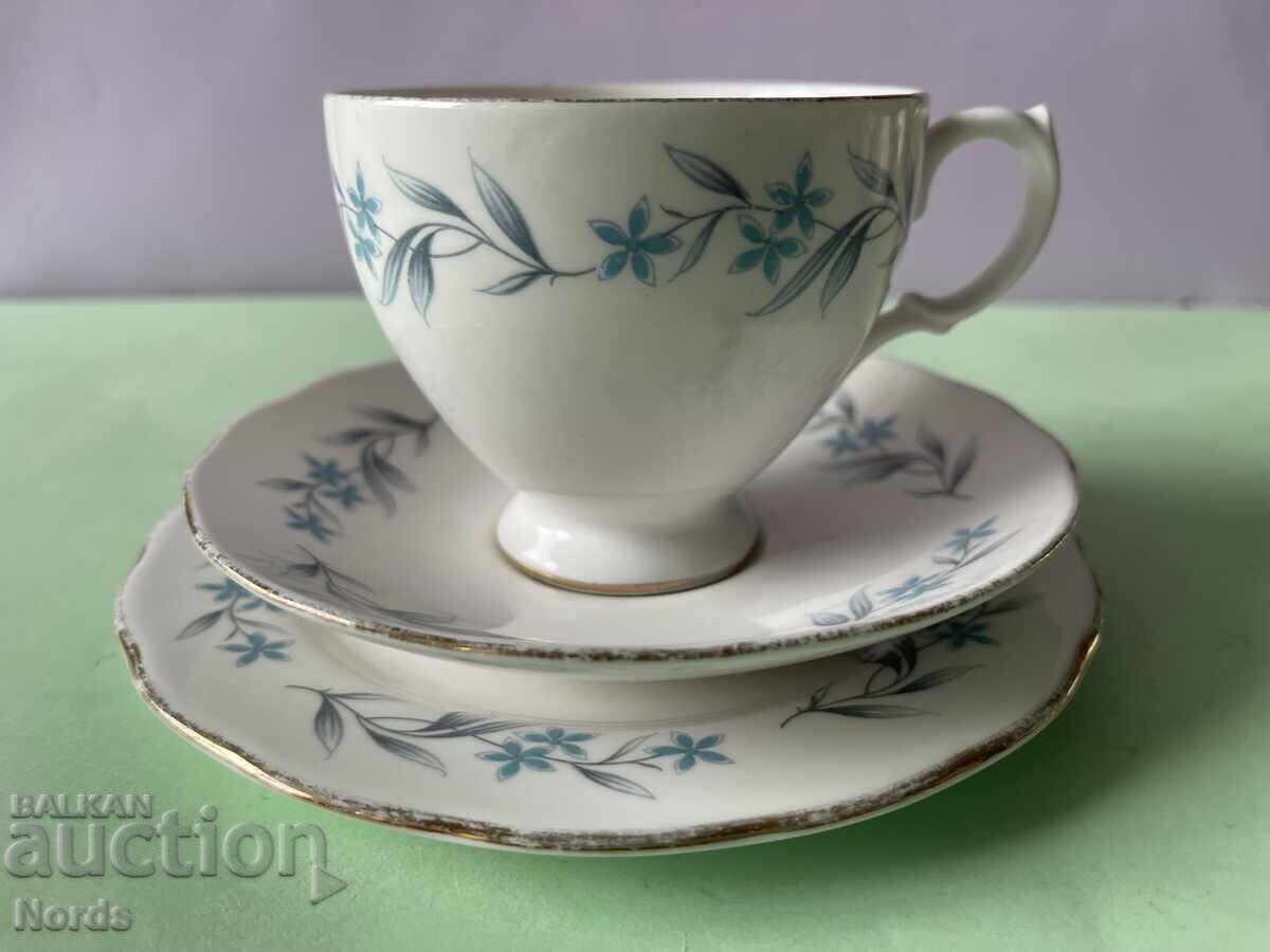 English triple tea set