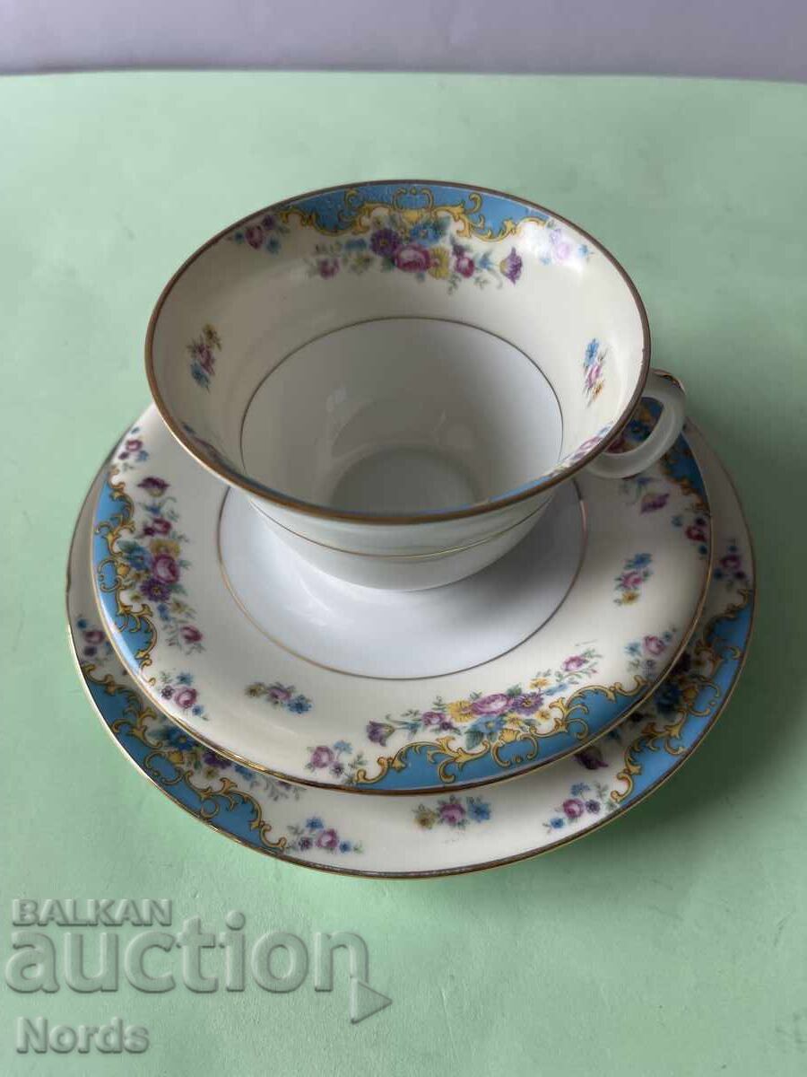 Czech tea set for three with price € 0.01 | 0.02 BGN