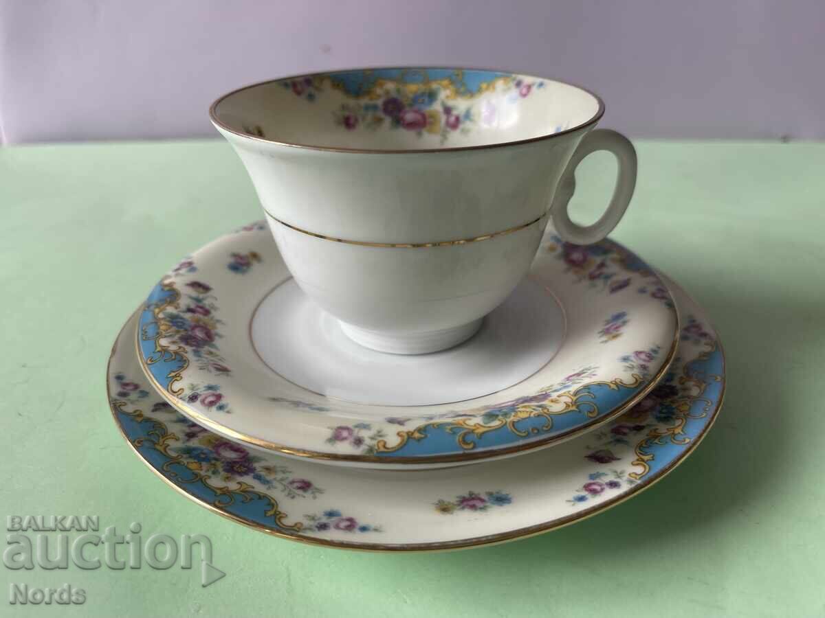 Czech tea set for three