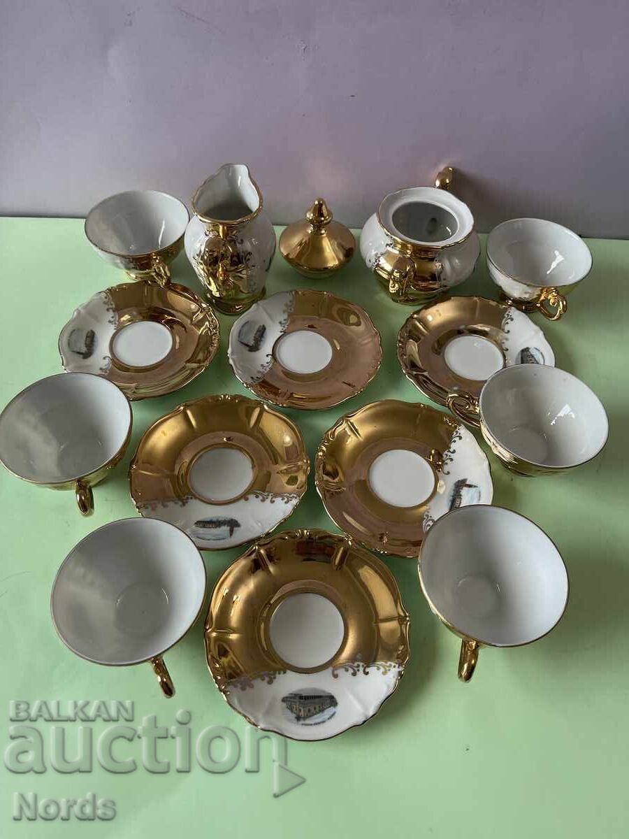 Великолепен венециански сервиз за кафе - 5