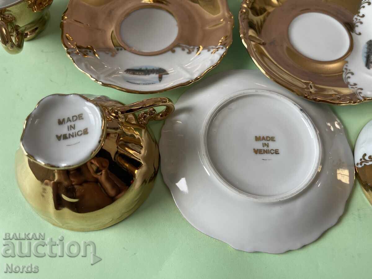 Великолепен венециански сервиз за кафе - 6