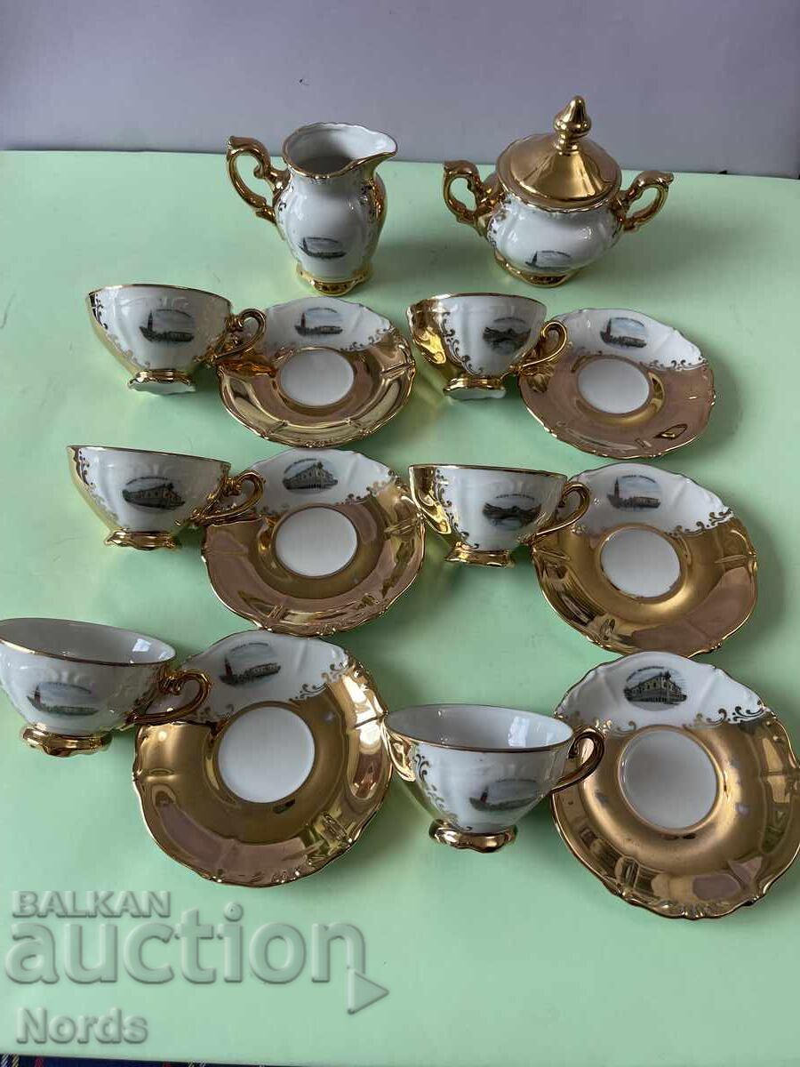 Великолепен венециански сервиз за кафе - 7