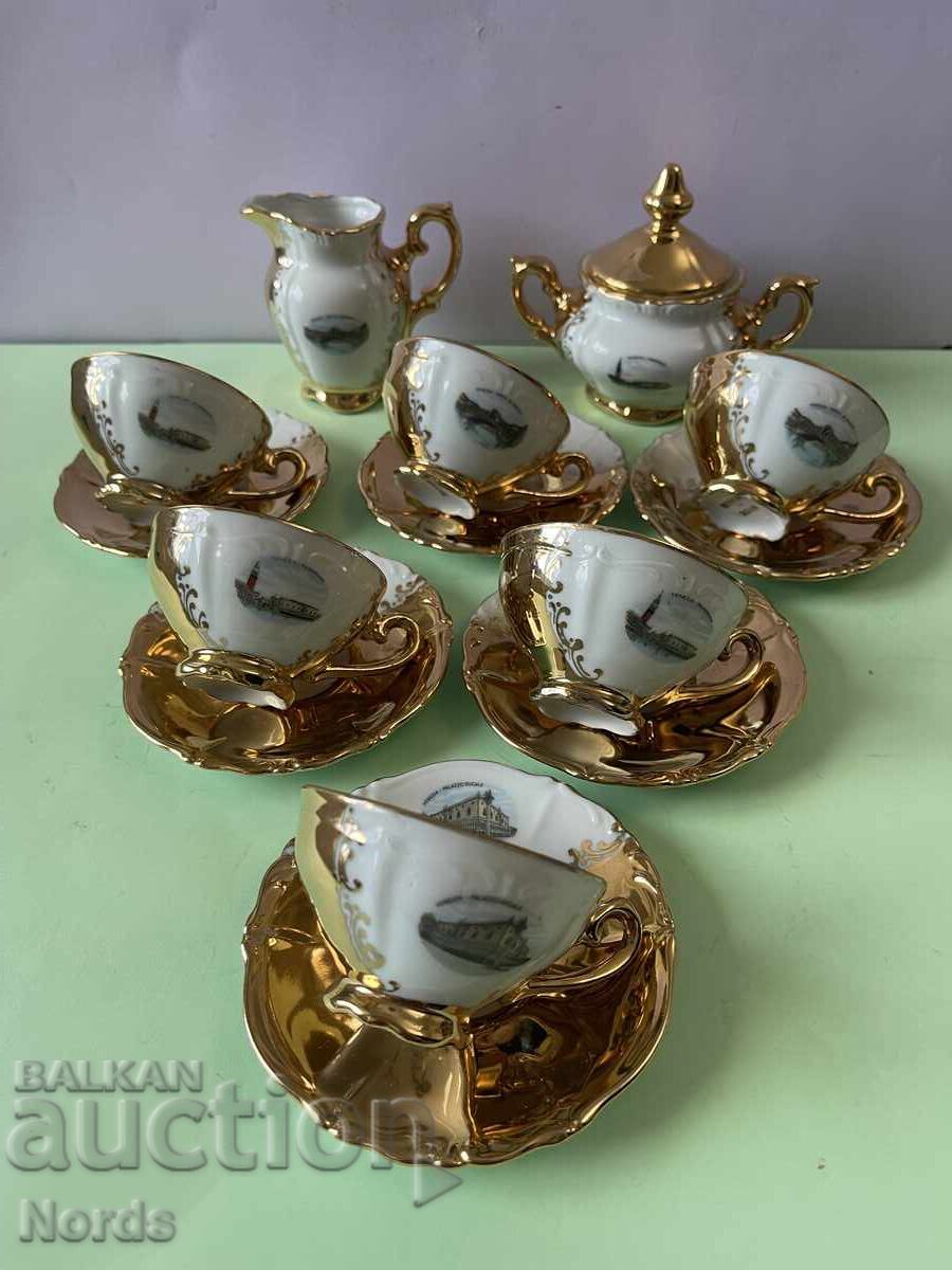 Великолепен венециански сервиз за кафе